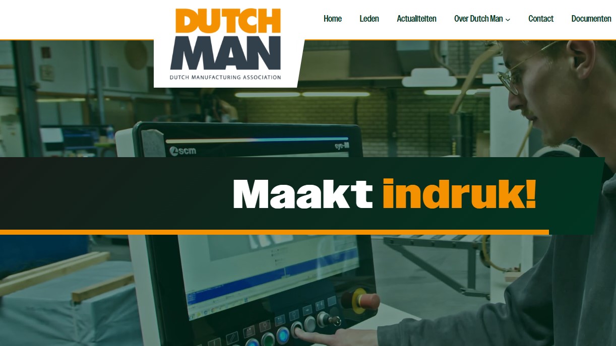 Persbericht Dutch-Man: 10 jaar verbindend vakmanschap in de Nederlandse maakindustrie